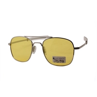 2020 New Alloy Yellow Lens Custom Design Fashion Metal Polarized NIght Vision Sunglasses